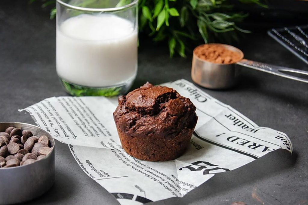 Muffins chocolat aux pépites de chocolat IG bas - Max de Génie - Idées en kit