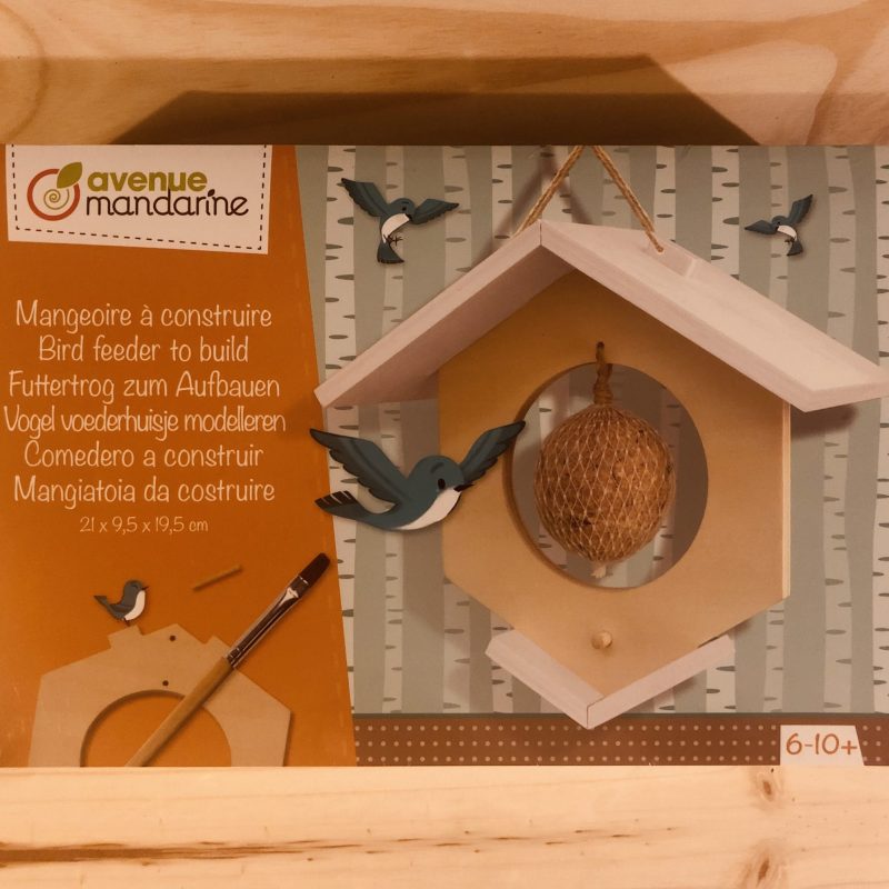 Kit DIY mangeoire oiseaux et insectes - Avenue mandarine - Idées en kit