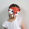 enfant-masque-renard-coloriage-masque-lapin-pirouette cacahouete - idees en kit